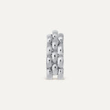 PAR PENDIENTES JAGUAR PLATA