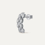 PAR PENDIENTES JAGUAR PLATA
