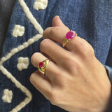 Ring Seerose Rosa
