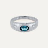 ANILLO PÉTALO LONDON BLUE