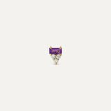 AMETHYST MIRABELLE EARRING