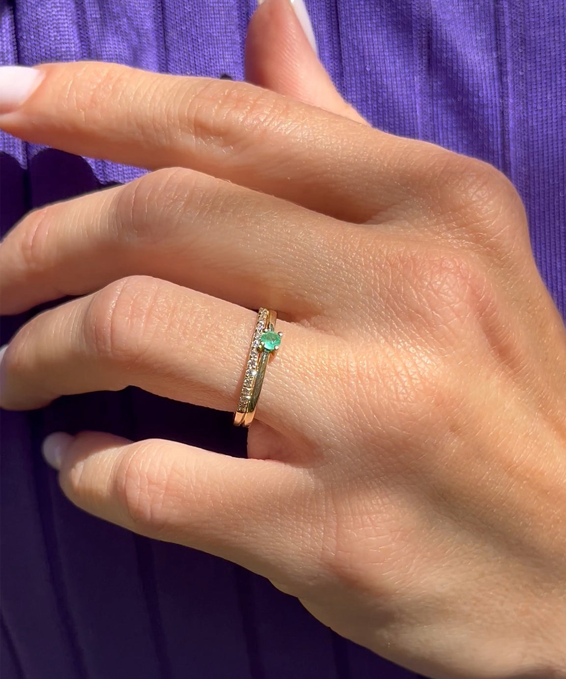 ANILLO MAJESTÉ ESMERALDA