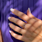 ANILLO CLÉMENCE LONDON BLUE