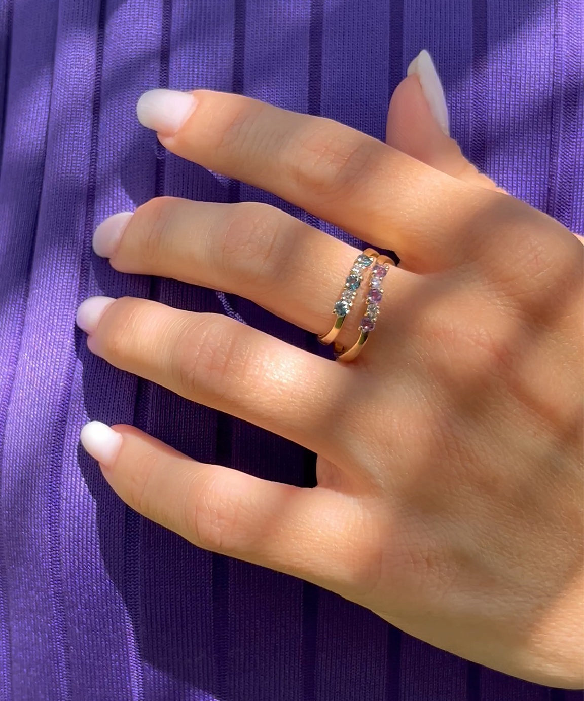 ANILLO CLÉMENCE AMATISTA