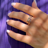 ANILLO CLÉMENCE AMATISTA