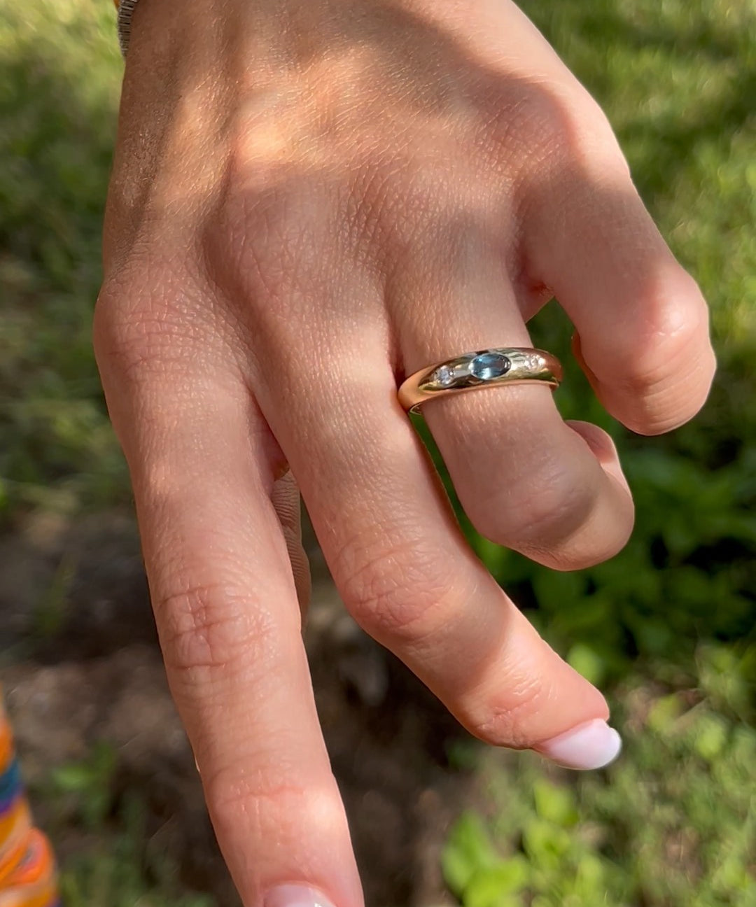 ANILLO FONTAINE LONDON BLUE