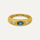 Ring FONTAINE LONDON BLUE