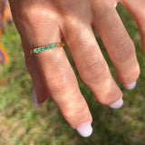 ANILLO DOUBLER ESMERALDA