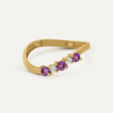 ANILLO CLÉMENCE AMATISTA