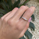 QUATTRO WHITE STONE RING