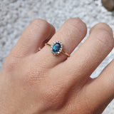 ROSETTENRING LONDON BLUE
