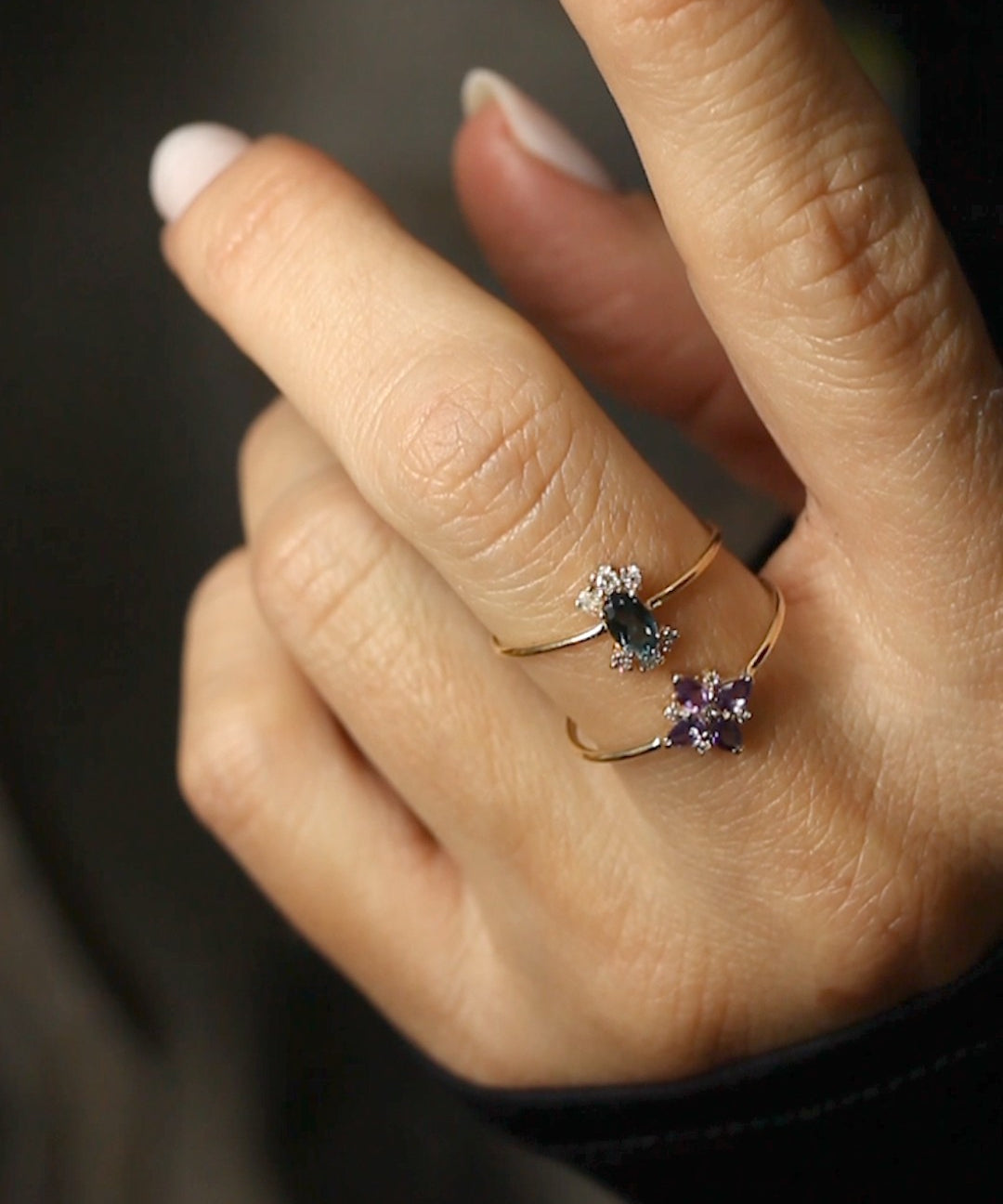 ANILLO LÍA LONDON BLUE