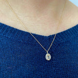 MORGANITE ROSETTE PENDANT