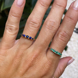 ANILLO 5 PIEDRAS ZAFIRO
